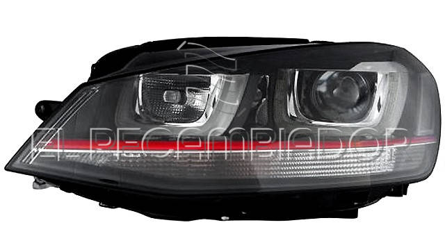 HEADLAMP Left side (driver) VW GOLF (13-17) GTI-GTD-GTE-TSI-TDE-R - 11010751