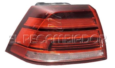 PILOTO TRASERO Lado izquierdo (conductor) VW GOLF (17-20) 3 Ptas. / 5 Ptas. - 16010761