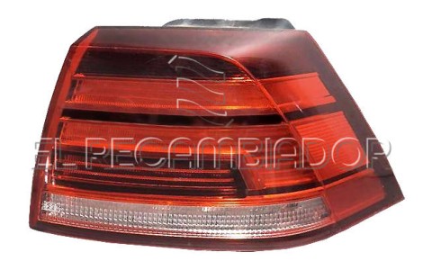 PILOTO TRASERO Lado derecho (acompañante) VW GOLF (17-20) 3 Ptas. / 5 Ptas. - 16010762