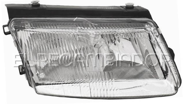 HEADLAMP Right side (passenger) VW PASSAT (96-00) 4 Ptas. Sedán - 11912808